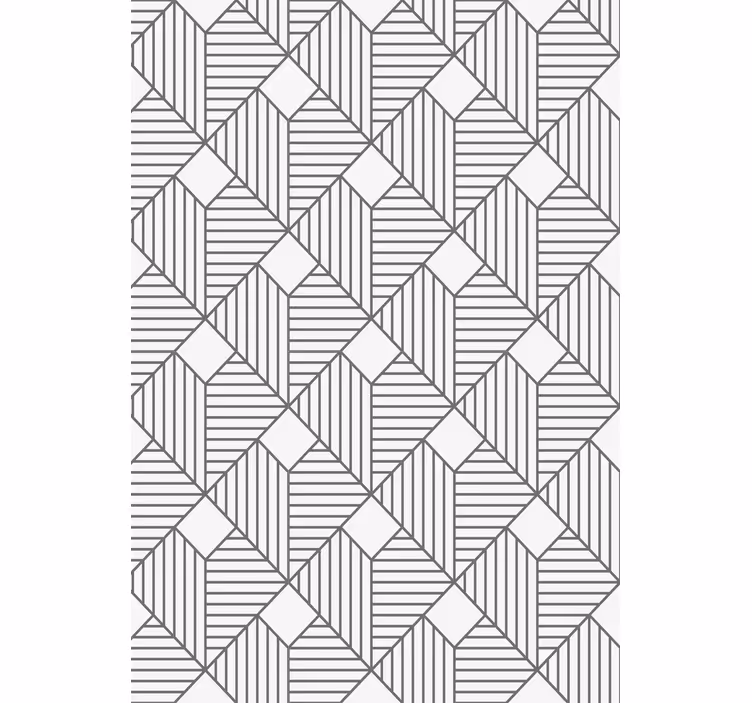 Papel tapiz geométrico estilo gris con patrones - TenVinilo