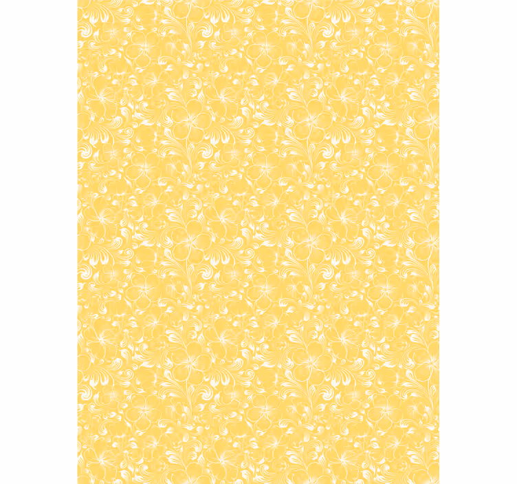 Papel tapiz pasillo motivo amarillo delicado - TenVinilo