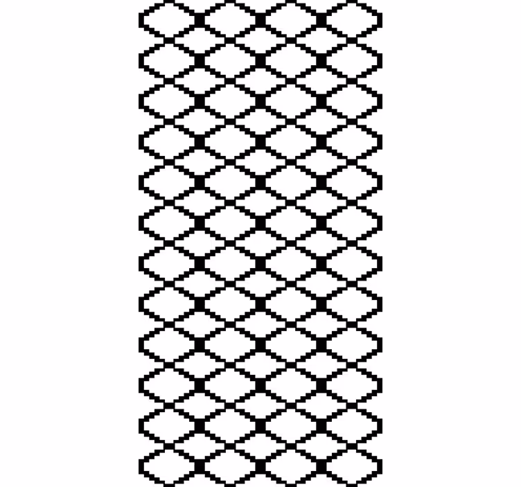 Papel tapiz nórdico diamantes geométricos negros - TenVinilo