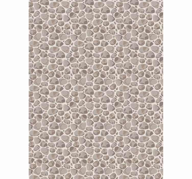 Papel tapiz textura patrón de piedras pebbles - TenVinilo