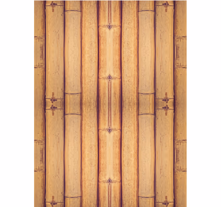 Papel tapiz para sala efecto textura de bambú - TenVinilo