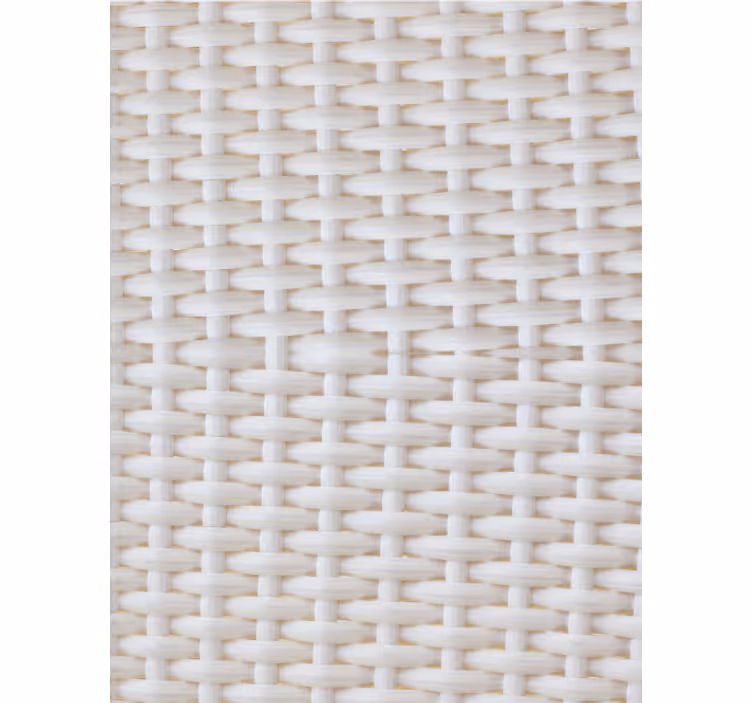 Papel tapiz para sala efecto ratán blanco - TenVinilo