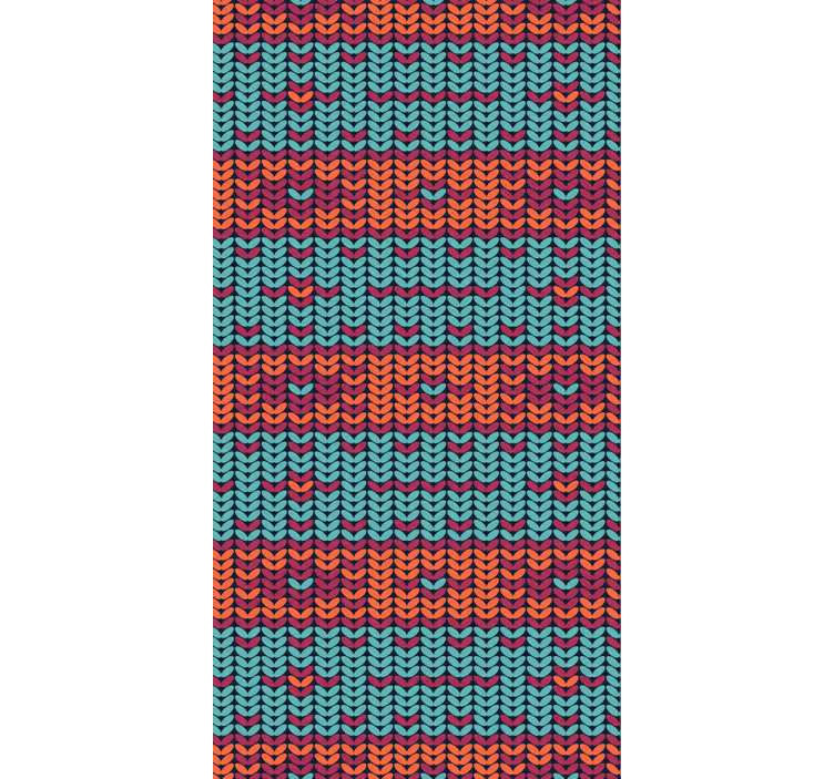 Papel tapiz para sala rayas multicolor imitación fibra - TenVinilo