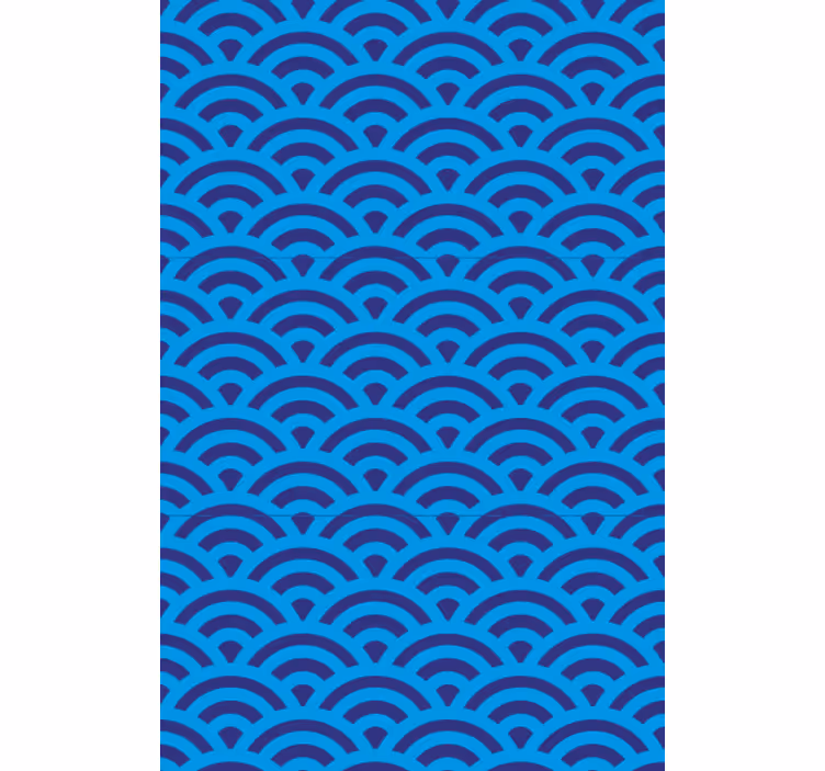 Papel tapiz para sala elemento de olas curvadas - TenVinilo
