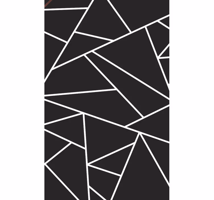 Papel tapiz geométrico diseño angular abstracto - TenVinilo