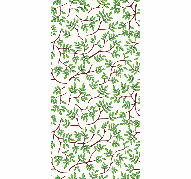 Papel tapiz árboles diseño de ramas delgadas - TenVinilo