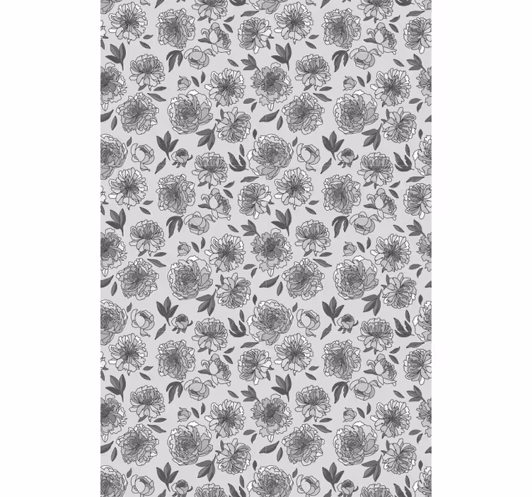 Papel tapiz oficina clavel gris - TenVinilo