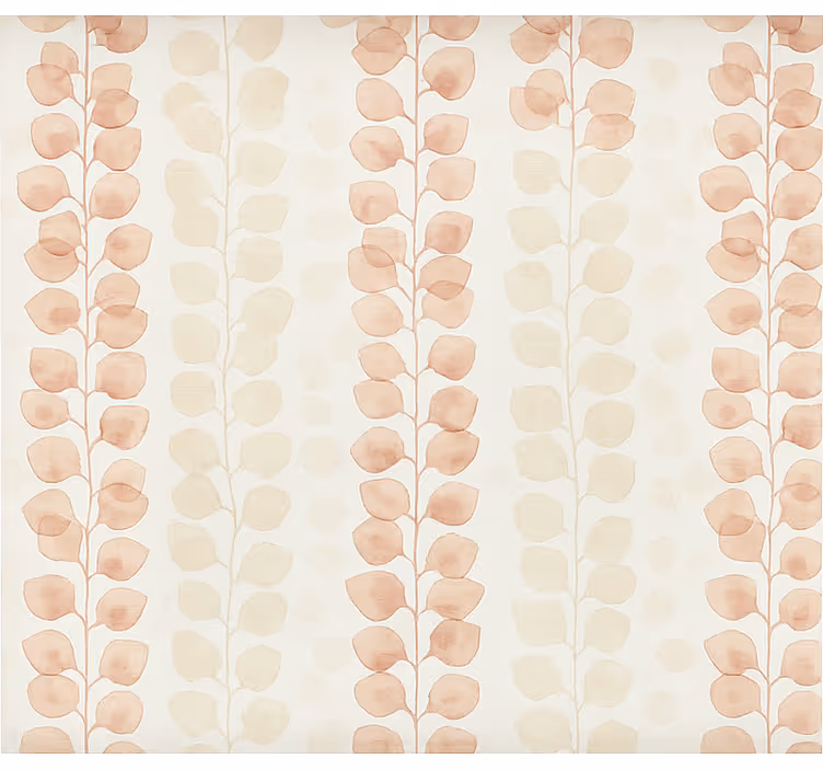 Papel tapiz oficina pétalos de flores rosas - TenVinilo