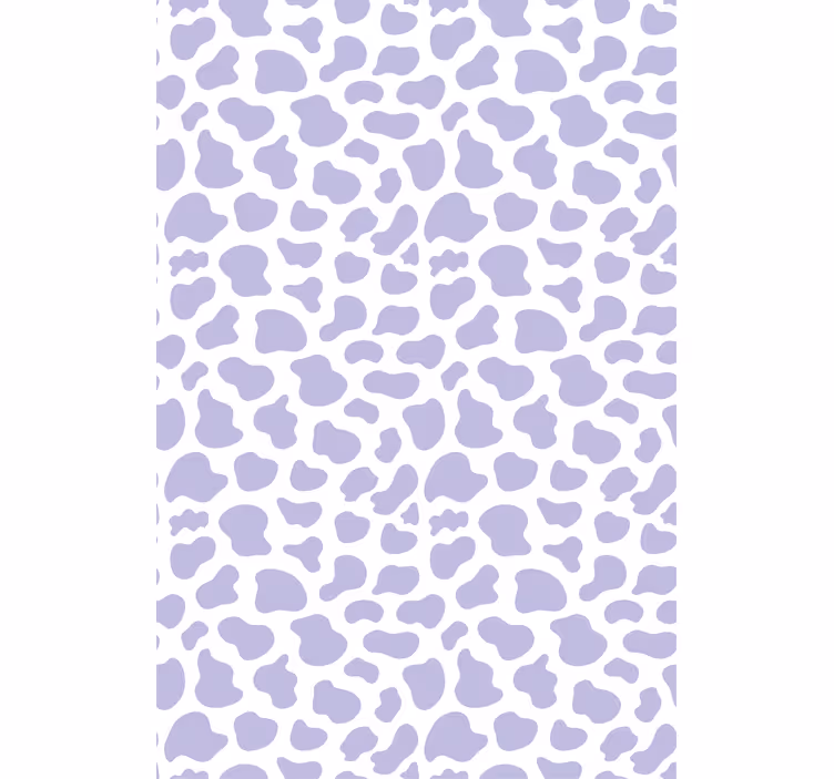 Papel tapiz moderno estampado de vaca morada - TenVinilo