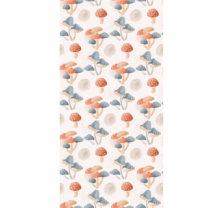 Papel tapiz moderno patrón de setas acuareladas - TenVinilo