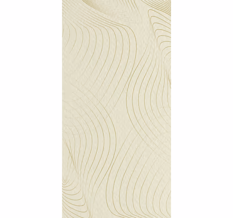 Papel tapiz moderno curvas japandi - TenVinilo