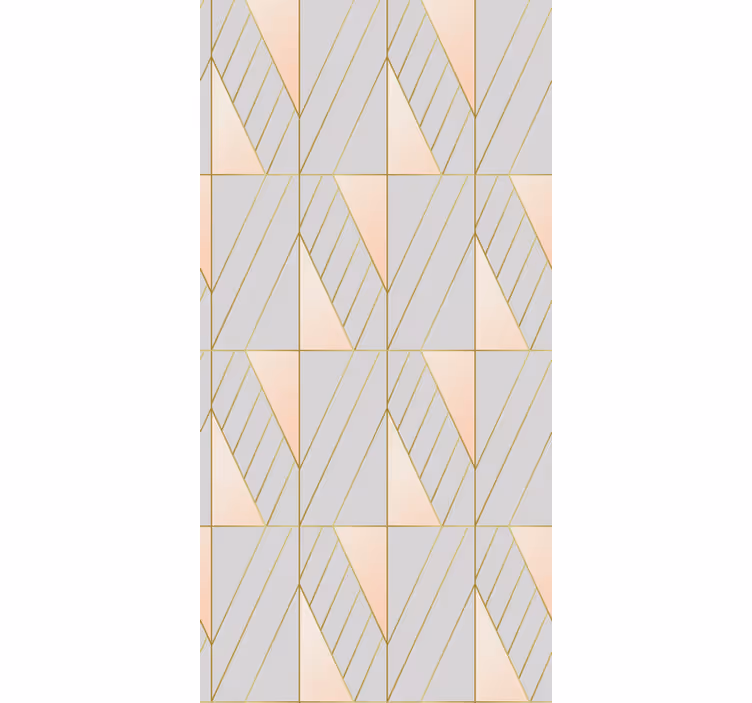 Papel tapiz moderno líneas geométricas patrón - TenVinilo