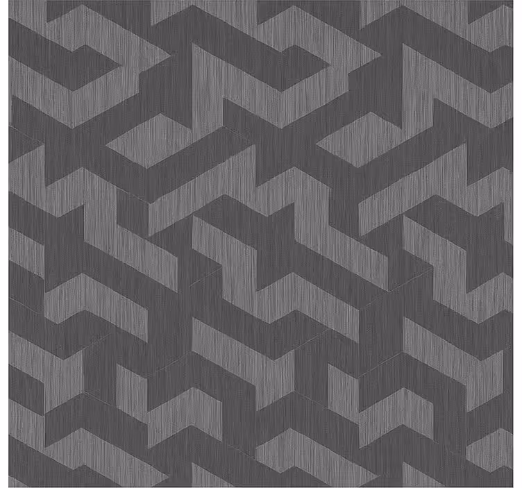 Papel tapiz juvenil formas geométricas oscuras - TenVinilo