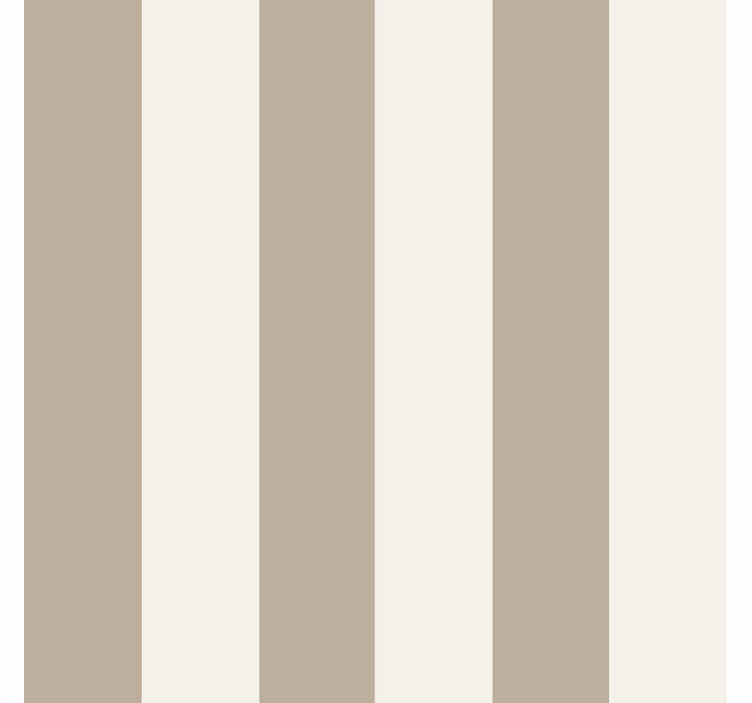 Papel tapiz recámara matrimonial rayas taupe - TenVinilo