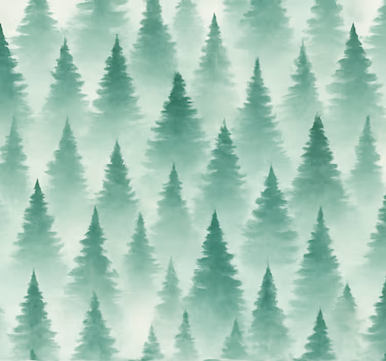 Papel tapiz para sala bosque místico - TenVinilo