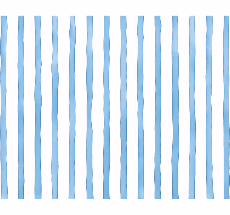 Papel tapiz rayas verticales acuarela azul - TenVinilo