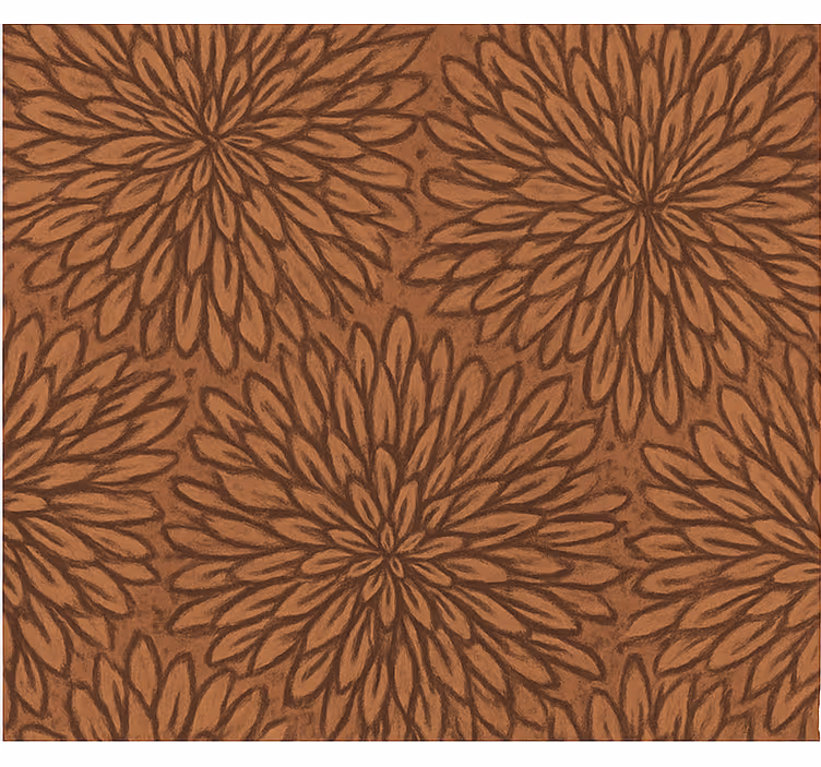 Papel tapiz madera estallido de coral moderno - TenVinilo