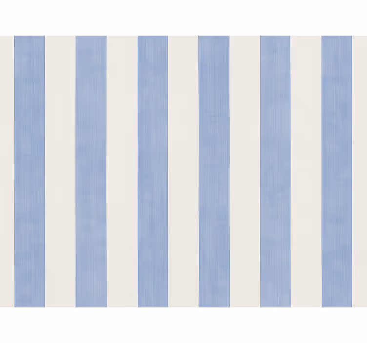 Papel tapiz recámara matrimonial rayas azules y blancas - TenVinilo