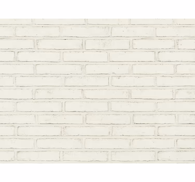 Papel tapiz para sala ladrillos vintage blancos - TenVinilo