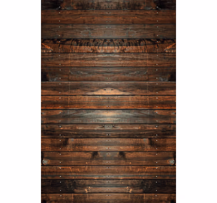 Papel tapiz recámara matrimonial madera marrón oscuro - TenVinilo