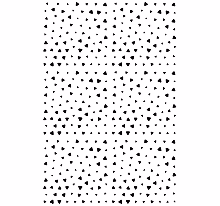 Papel tapiz recámara matrimonial patrón corazón geométrico - TenVinilo