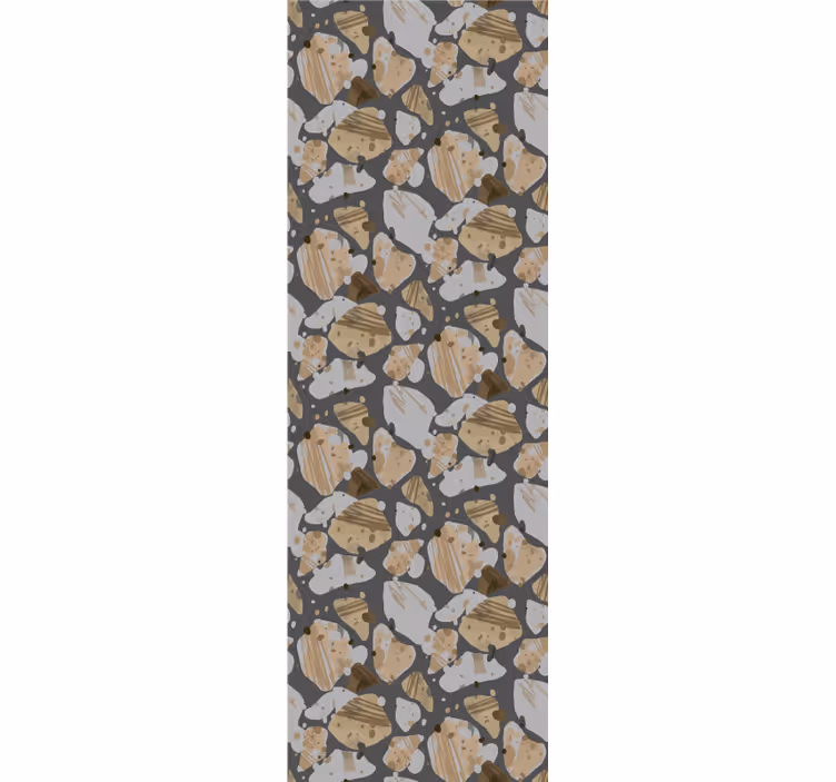 Papel tapiz para recámara patrón cemento terrazzo - TenVinilo