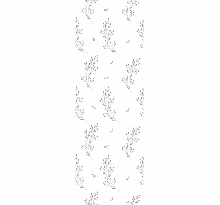 Papel tapiz para recámara flores de pradera claras - TenVinilo
