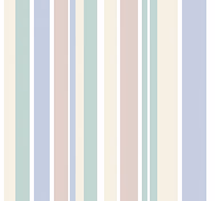 Papel tapiz rayas verticales tonos pastel claros - TenVinilo