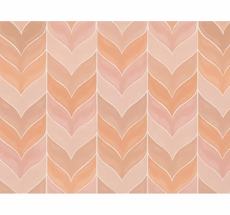 Papel tapiz moderno patrón espiga rosa apagado - TenVinilo