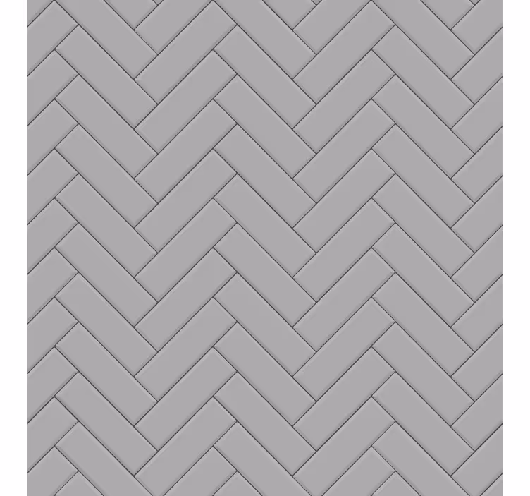 Papel tapiz metal en azulejos gris en espiga - TenVinilo