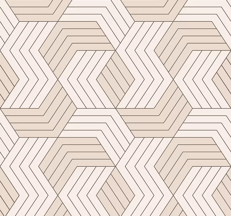 Papel tapiz geométrico parquet geométrico - TenVinilo