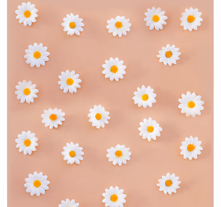Papel pintado vintage de flores margarita - TenVinilo