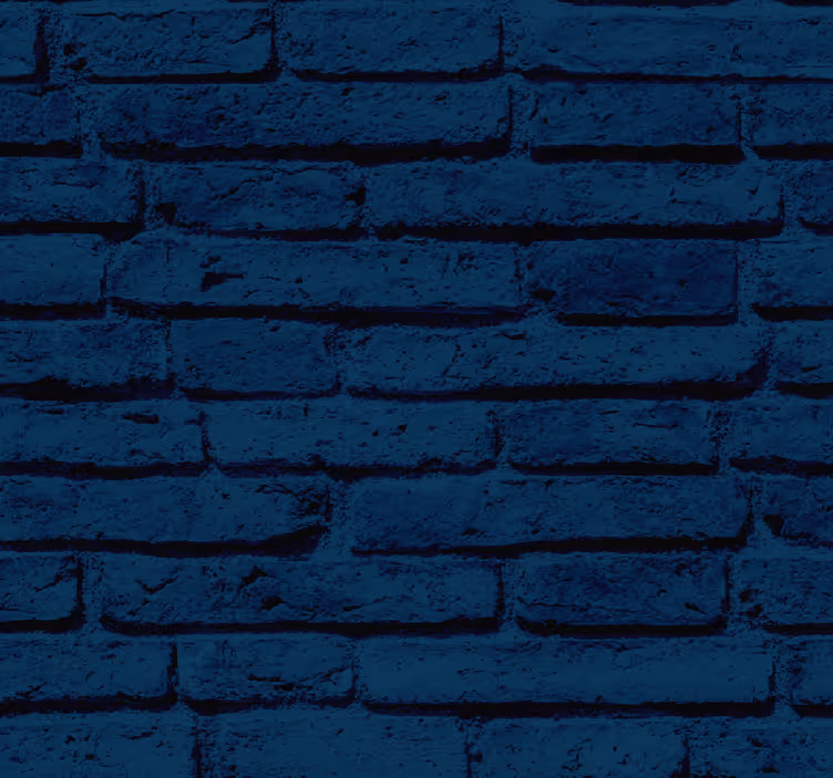 Papel pintado ladrillo color azul - TenVinilo