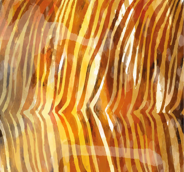 Papel tapiz cebra líneas orgánicas abstractas - TenVinilo