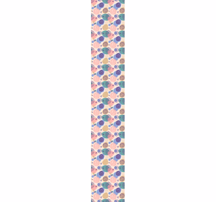 Papel pintado infantil topos multicolor pastel - TenVinilo