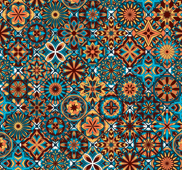 Papel pintado azulejos portugueses - TenVinilo