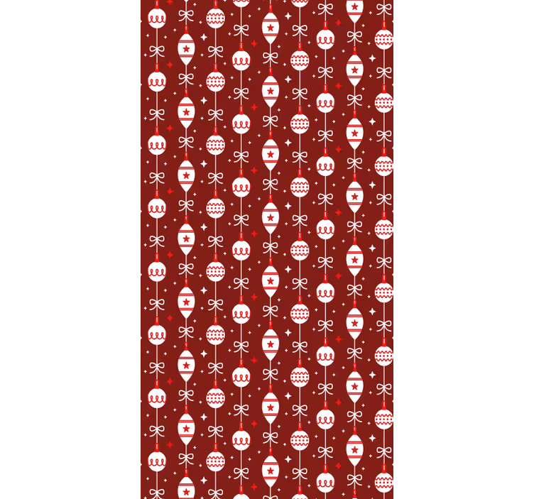 Papel pintado salón Adornos navideños - TenVinilo