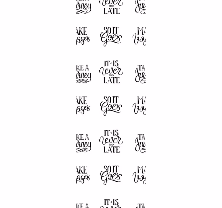 Papel tapiz letras citas motivacionales - TenVinilo