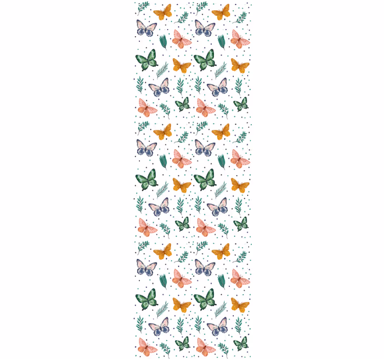 Papel pintado de mariposas Patrón de mariposa - TenVinilo
