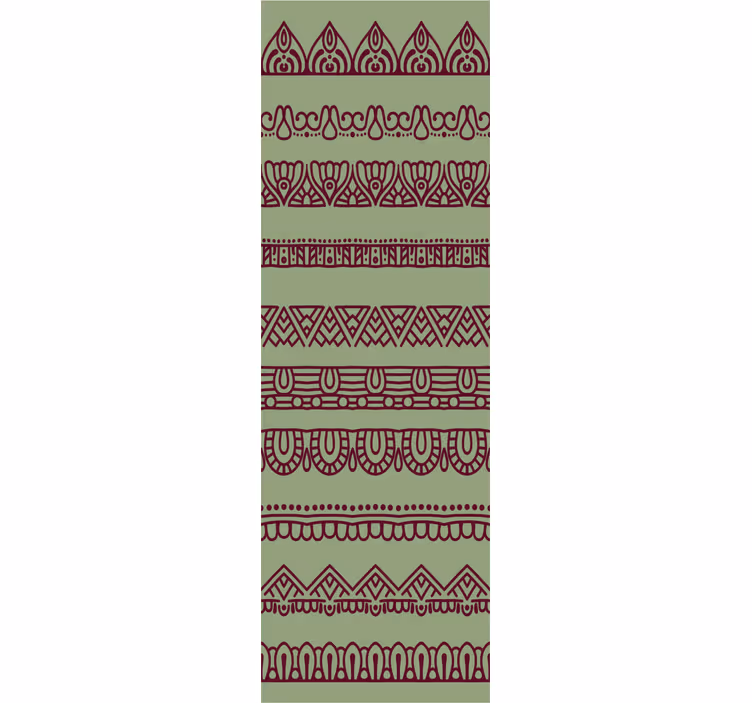 Papel tapiz ornamental patrones de bordes ornamentados - TenVinilo