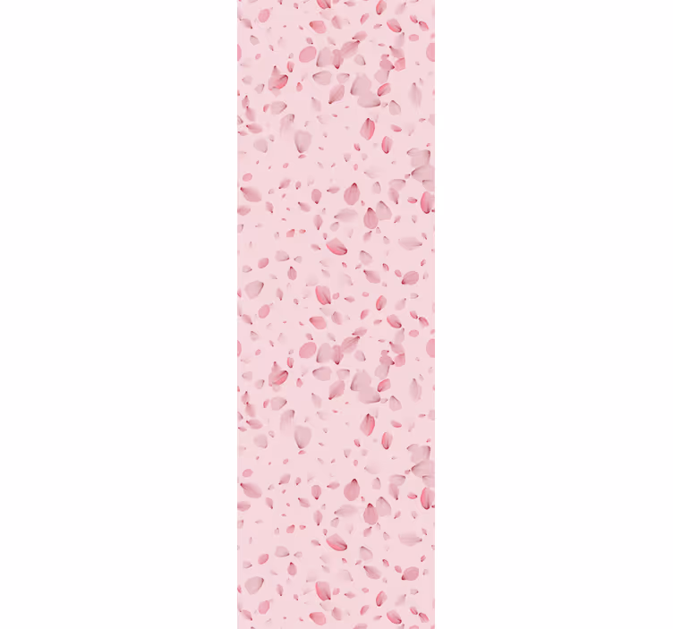 Papel tapiz rosa cascada de pétalos de rosa - TenVinilo