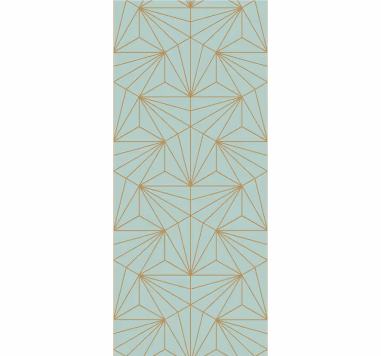 Papel tapiz geométrico arte lineal geométrico - TenVinilo