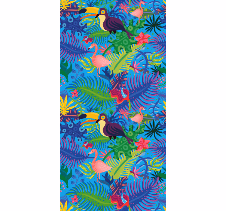 Papel tapiz selva bosque tropical - TenVinilo