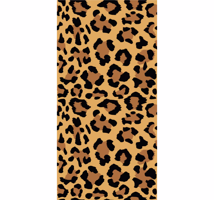 Papel tapiz leopardos patrón de manchas de leopardo - TenVinilo