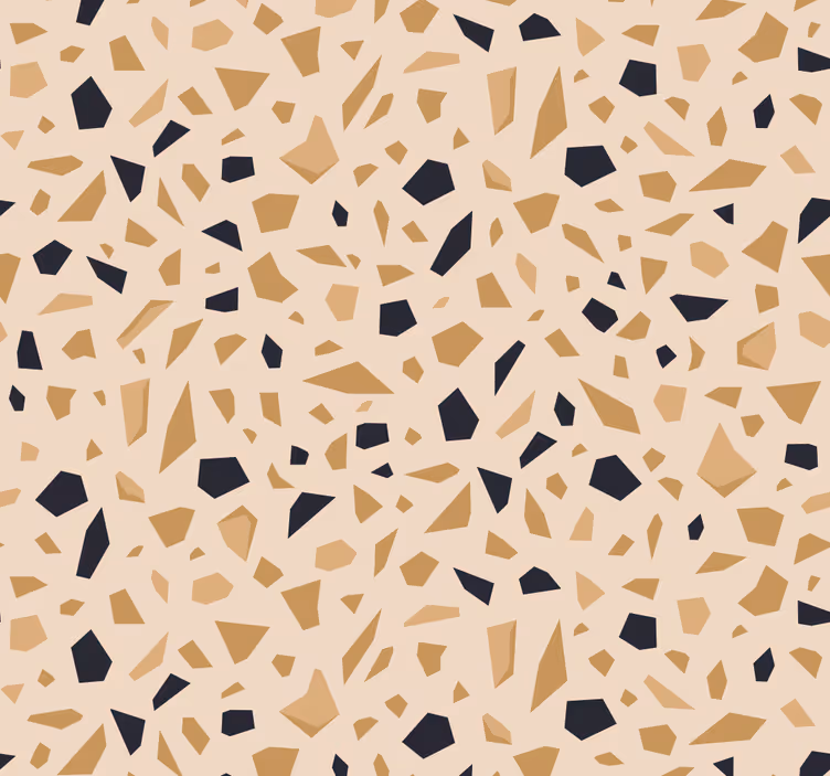 Papel tapiz geométrico patrón de terrazo - TenVinilo