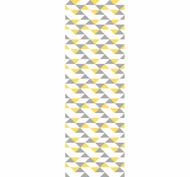 Papel pintado triangulos Patrón pantone gris - TenVinilo