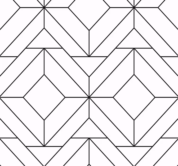Papel tapiz geométrico decoración de líneas geométricas - TenVinilo