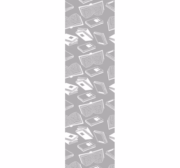 Papel tapiz gris motivo literario - TenVinilo
