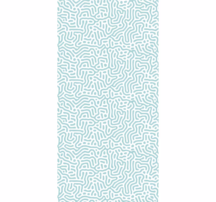 Papel pintado moderno Patrón de naturaleza verde y blanco - TenVinilo