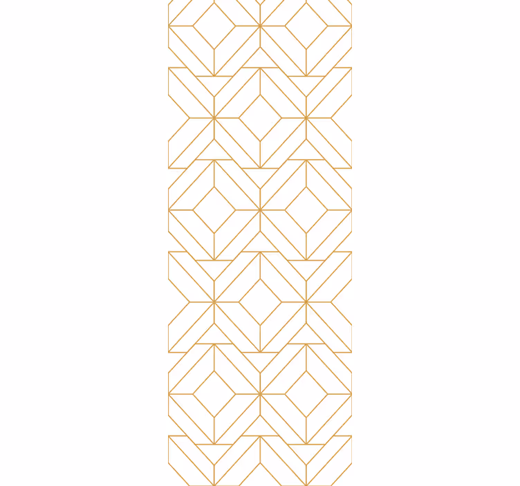 Papel pintado nórdico Geo dorada geométrica nórdica - TenVinilo